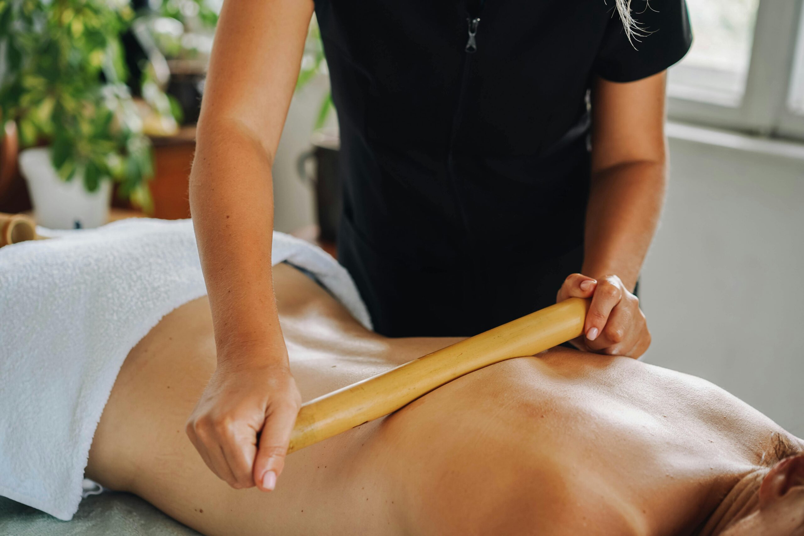Masseuse with a client for a spa day in Sedona
