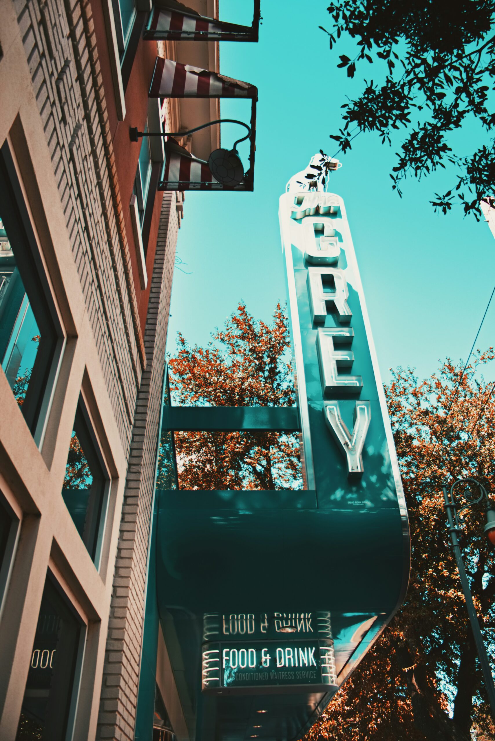 Signage of the Grey Restaurant in Savannah
