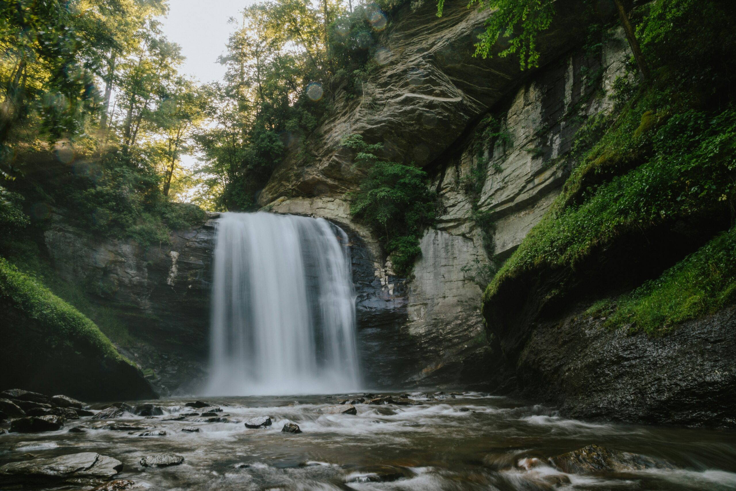 Looking Glass Falls in Asheville NC